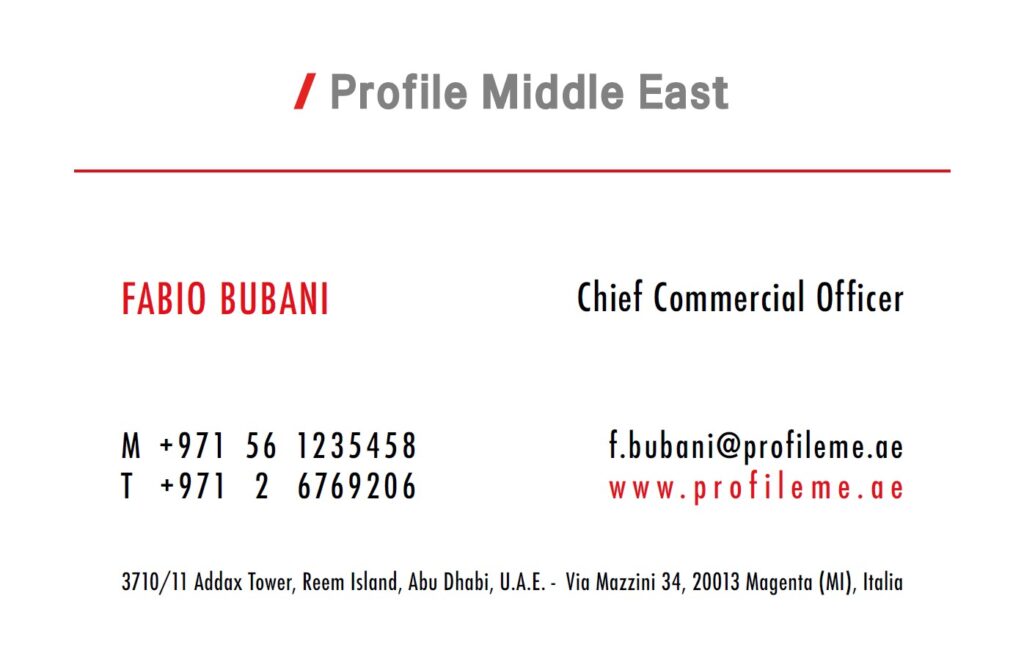 United Arab Emirates - Profile Middle East 2