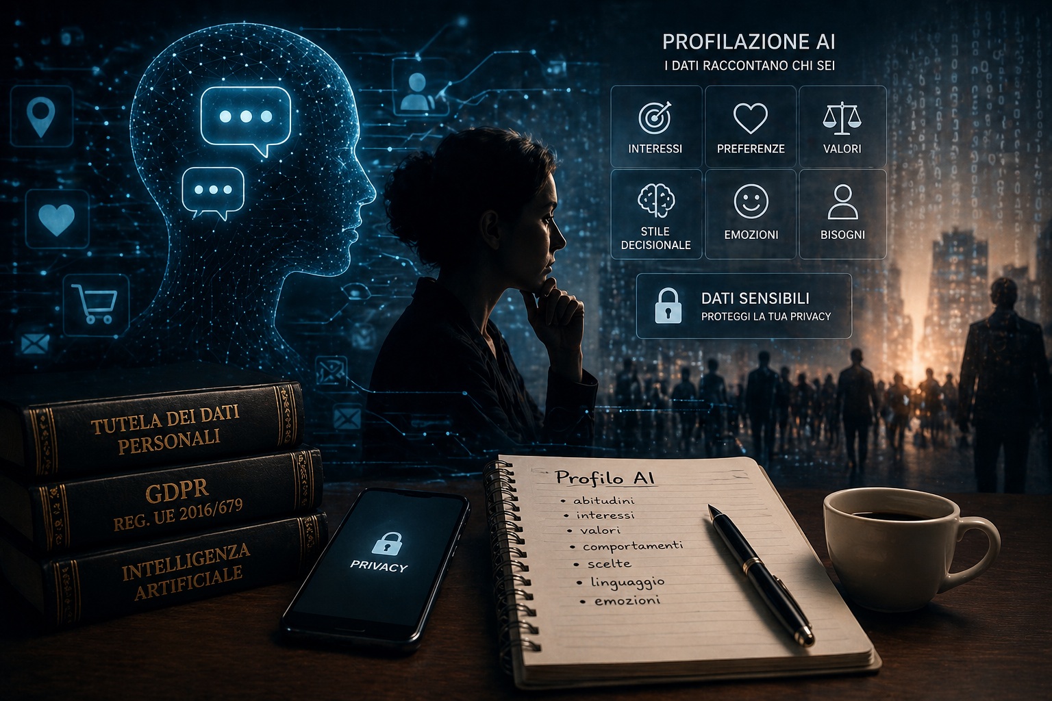 Profilazione AI e analisi delle chat per comprendere la persona