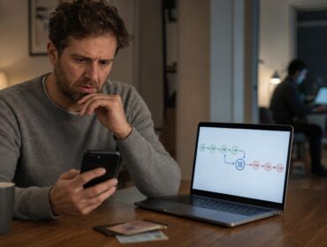Uomo preoccupato scopre che il proprio conto o la sua identità sono stati usati come tramite per una truffa